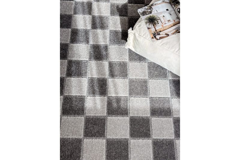 Wiltonmatta Hawaii Chess 280x280 cm, Grafit - 280x280 cm, Grafit - Textil & mattor - Mattor - Utomhusmattor