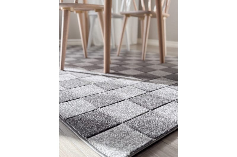 Wiltonmatta Hawaii Chess 280x280 cm, Grafit - 280x280 cm, Grafit - Textil & mattor - Mattor - Utomhusmattor