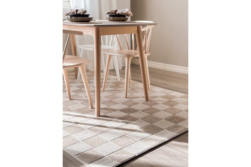 Wiltonmatta Hawaii Chess 280x280 cm, Linne - 280x280 cm, Linne - Textil & mattor - Mattor - Utomhusmattor