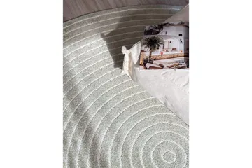 Wiltonmatta Hawaii Circle 200x200 cm, Grön - 200x200 cm, Grön - Textil & mattor - Mattor - Stora mattor
