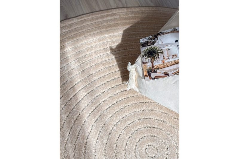 Wiltonmatta Hawaii Circle 240x240 cm, Linne - 240x240 cm, Linne - Textil & mattor - Mattor - Stora mattor