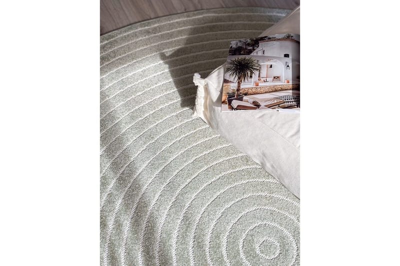 Wiltonmatta Hawaii Circle 280x280 cm, Grön - 280x280 cm, Grön - Textil & mattor - Mattor - Utomhusmattor