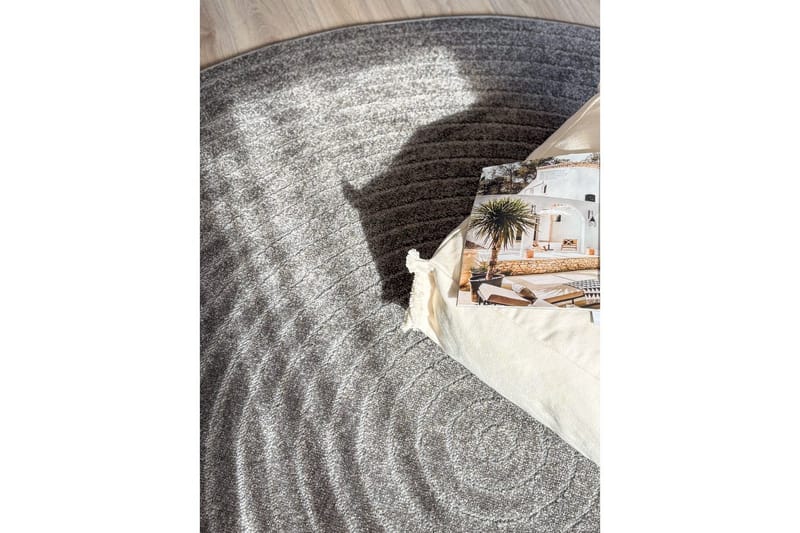 Wiltonmatta Hawaii Circle 280x280 cm, Grafit - 280x280 cm, Grafit - Textil & mattor - Mattor - Utomhusmattor