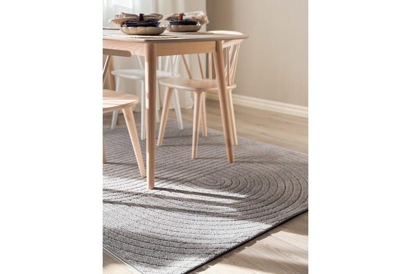 Wiltonmatta Hawaii Shape 200x200 cm, Grå - 200x200 cm, Grå - Textil & mattor - Mattor - Utomhusmattor