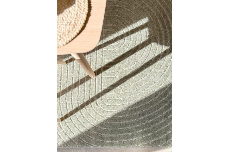 Wiltonmatta Hawaii Shape 200x200 cm, Grön - 200x200 cm, Grön - Textil & mattor - Mattor - Utomhusmattor