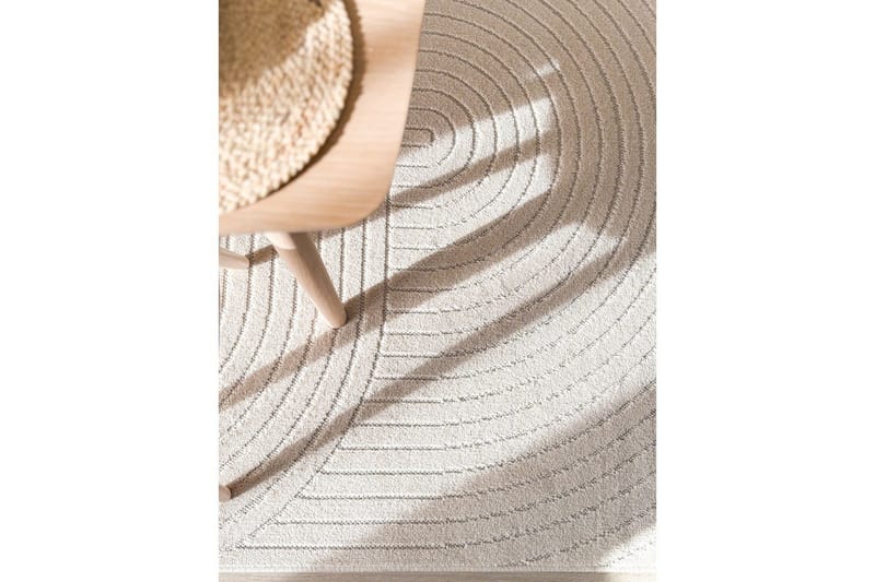 Wiltonmatta Hawaii Shape 240x240 cm, Creme - 240x240 cm, Creme - Textil & mattor - Mattor - Utomhusmattor