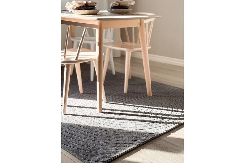 Wiltonmatta Hawaii Shape 240x240 cm, Grafit - 240x240 cm, Grafit - Textil & mattor - Mattor - Utomhusmattor