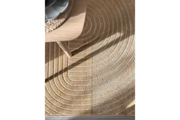 Wiltonmatta Hawaii Shape 240x240 cm, Gul - 240x240 cm, Gul - Textil & mattor - Mattor - Stora mattor