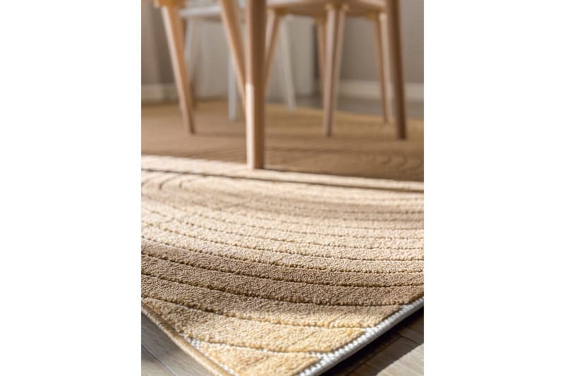 Wiltonmatta Hawaii Shape 240x240 cm, Gul - 240x240 cm, Gul - Textil & mattor - Mattor - Utomhusmattor