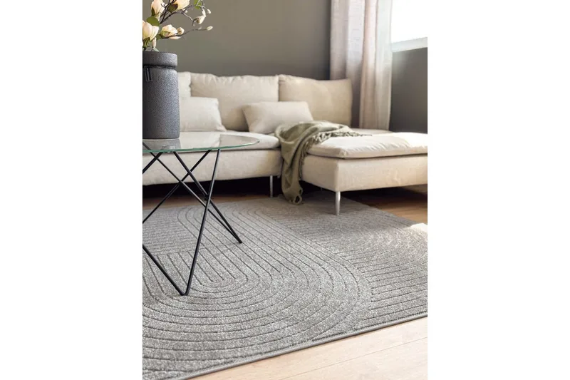 Wiltonmatta Hawaii Shape 240x340 cm, Grå - 240x340 cm, Grå - Textil & mattor - Mattor - Utomhusmattor