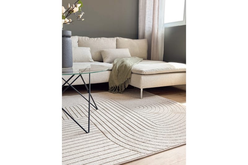 Wiltonmatta Hawaii Shape 240x340 cm, Linne - 240x340 cm, Linne - Textil & mattor - Mattor - Utomhusmattor