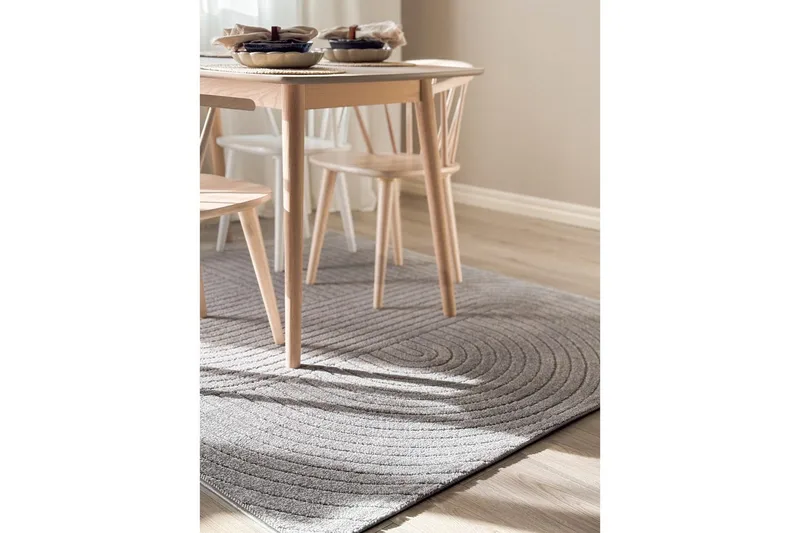 Wiltonmatta Hawaii Shape 280x280 cm, Grå - 280x280 cm, Grå - Textil & mattor - Mattor - Utomhusmattor