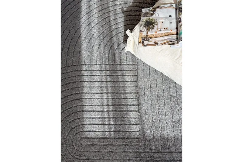 Wiltonmatta Hawaii Shape 280x280 cm, Grå - 280x280 cm, Grå - Textil & mattor - Mattor - Utomhusmattor