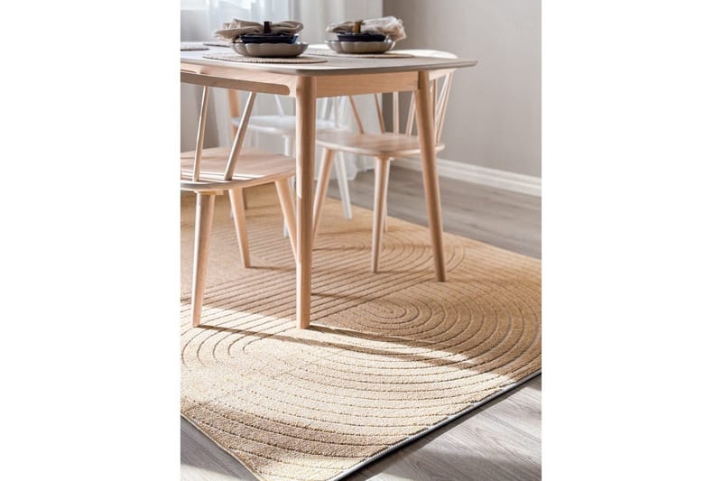 Wiltonmatta Hawaii Shape 280x280 cm, Gul - 280x280 cm, Gul - Textil & mattor - Mattor - Utomhusmattor