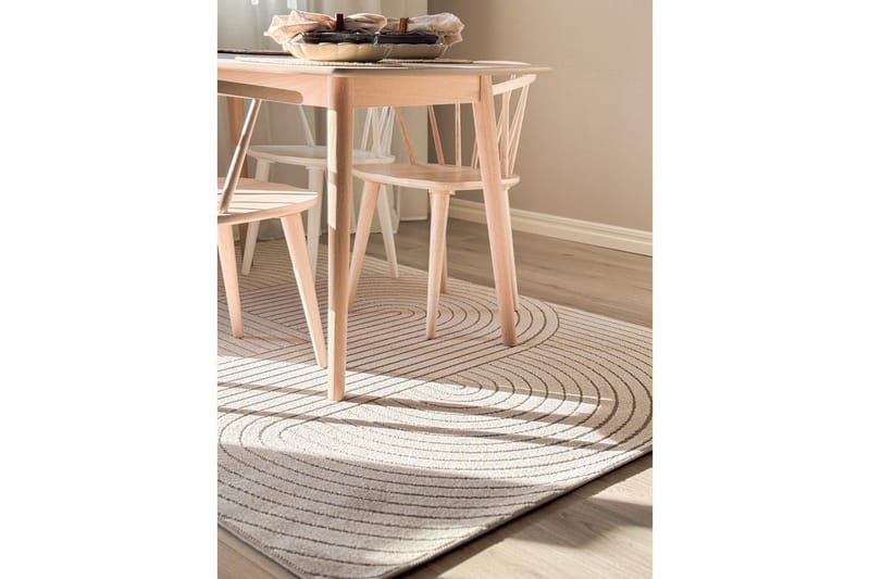 Wiltonmatta Hawaii Shape 280x280 cm, Linne - 280x280 cm, Linne - Textil & mattor - Mattor - Utomhusmattor