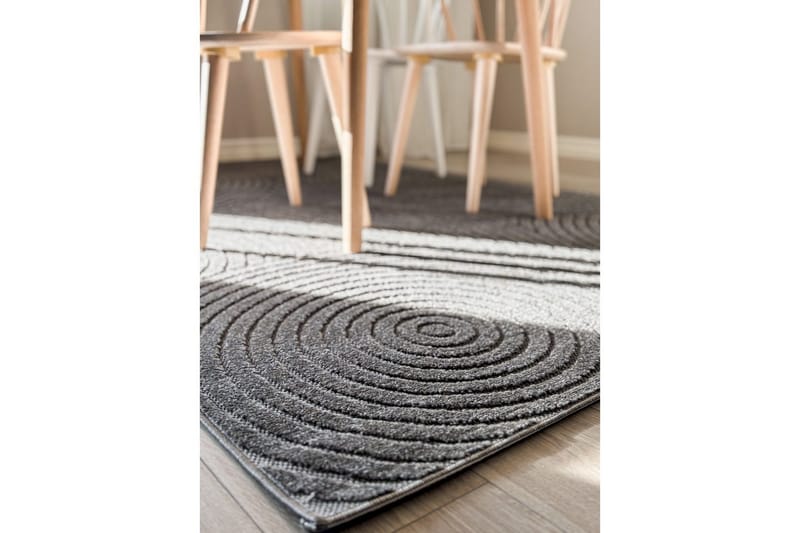 Wiltonmatta Hawaii Trend 240x240 cm, Grafit - 240x240 cm, Grafit - Textil & mattor - Mattor - Utomhusmattor