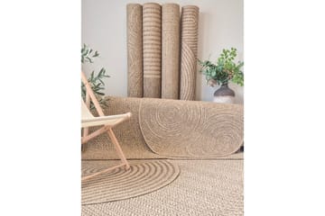 Wiltonmatta Natural Circle Rund 200x200 cm - 200x200 cm - Textil & mattor - Mattor - Utomhusmattor