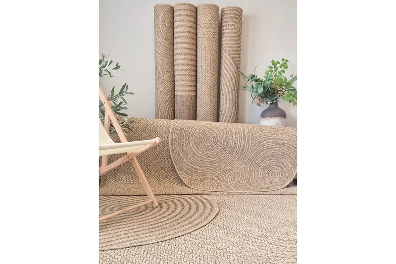 Wiltonmatta Natural Circle Rund 280x280 cm - 280x280 cm - Textil & mattor - Mattor - Utomhusmattor