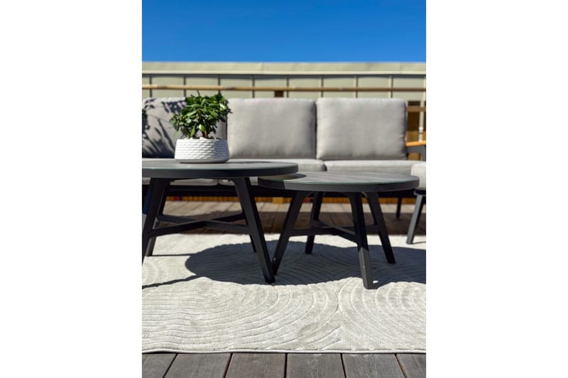 Wiltonmatta Orlando Zen 160x230 cm, Grå - 160x230 cm, Grå - Textil & mattor - Mattor - Utomhusmattor
