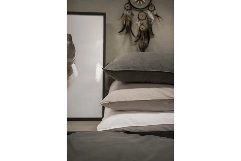 Örngott Washed 50 x 60 cm - Grå - Textil & mattor - Sängkläder - Örngott