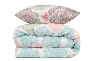Eponj Home Överkast Dubbelt 200x235+Lakan+2 Kuddfodral - Vit/Turkos/Grön/Beige - Textil & mattor - Sängkläder - Överkast - Överkast enkelsäng