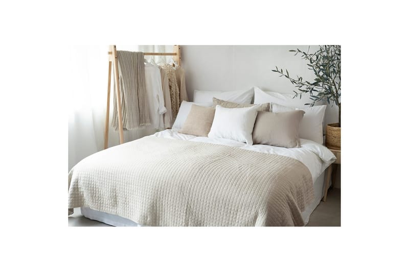 Sängöverkast Borganäs of Sweden - 250 x 250 cm, Linne - Textil & mattor - Sängkläder - Överkast - Överkast enkelsäng