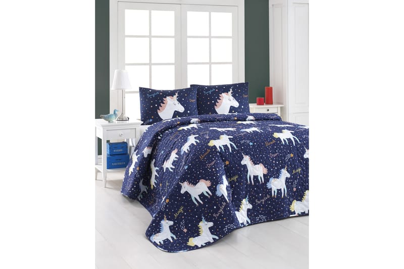 Eponj Home Överkast - Blå - Textil & mattor - Sängkläder - Överkast