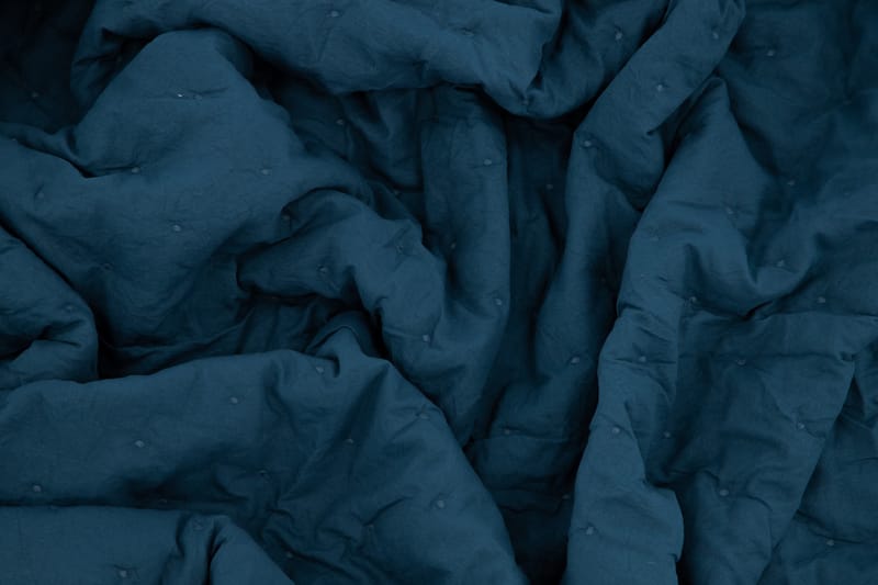 Larkspa Överkast 180x260 cm - Blå - Överkast dubbelsäng - Överkast