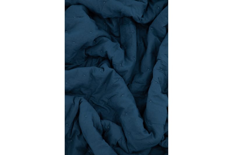 Larkspa Överkast 260x260 cm - Blå - Överkast dubbelsäng - Överkast