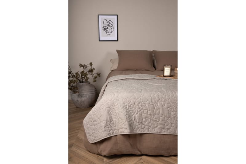 Niki Överkast 150x250 cm - Beige - Textil & mattor - Sängkläder - Överkast - Överkast dubbelsäng