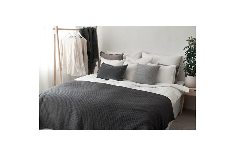 Sängöverkast 150 x 250 cm Grå - Grå - Textil & mattor - Sängkläder - Överkast