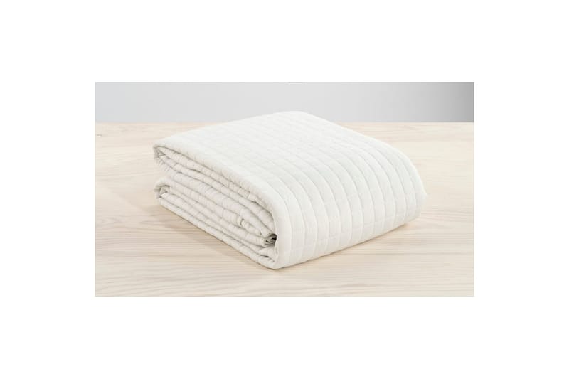 Sängöverkast 250 x 250 cm Vit - Vit - Textil & mattor - Sängkläder - Överkast