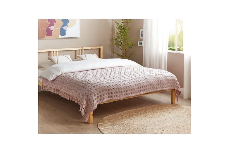 Sängöverkast Bere Rosa, 150x200 cm - Rosa, 150x200 cm - Textil & mattor - Sängkläder - Överkast - Överkast dubbelsäng