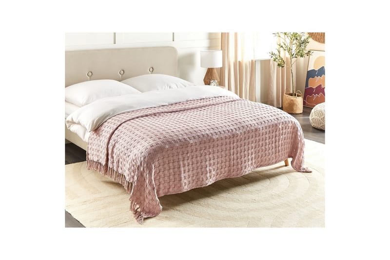Sängöverkast Bere Rosa, 200x220 cm - Rosa, 200x220 cm - Textil & mattor - Sängkläder - Överkast - Överkast dubbelsäng