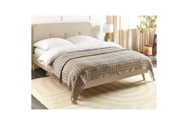Sängöverkast Bere Taupe, 200x220 cm - Taupe, 200x220 cm - Textil & mattor - Sängkläder - Överkast - Överkast enkelsäng