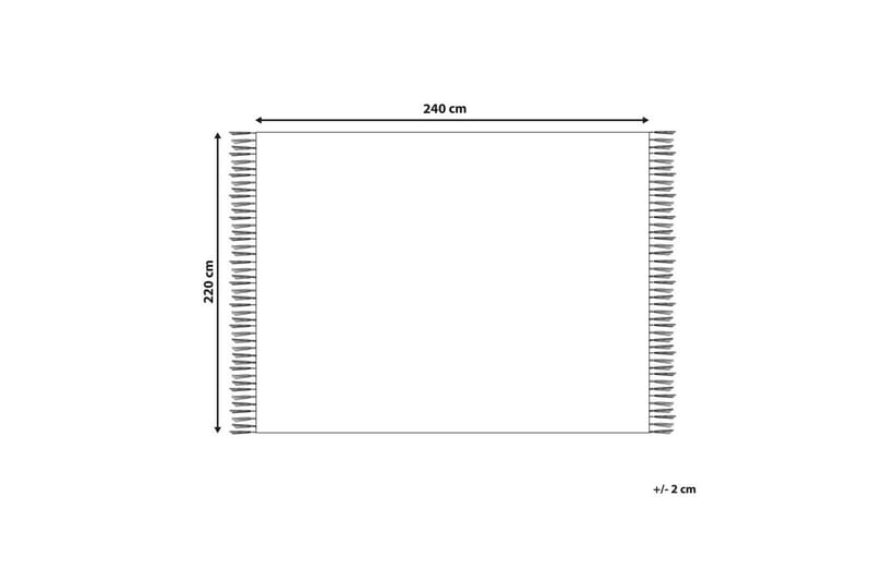 Sängöverkast Bere Vit, 220x240 cm - Vit, 220x240 cm - Textil & mattor - Sängkläder - Överkast - Överkast enkelsäng