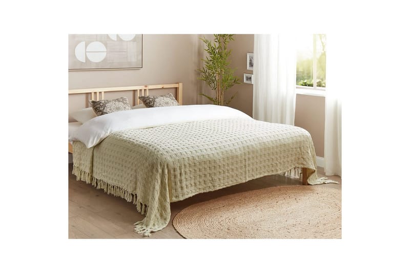 Sängöverkast Bere Vit, 220x240 cm - Vit, 220x240 cm - Textil & mattor - Sängkläder - Överkast - Överkast enkelsäng