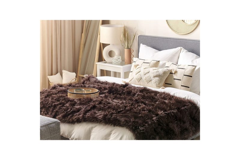 Sängöverkast Delice Brun - Brun - Textil & mattor - Sängkläder - Överkast - Överkast enkelsäng