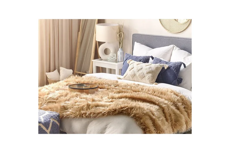 Sängöverkast Delice Ljusrun - Ljusrun - Textil & mattor - Sängkläder - Överkast - Överkast enkelsäng