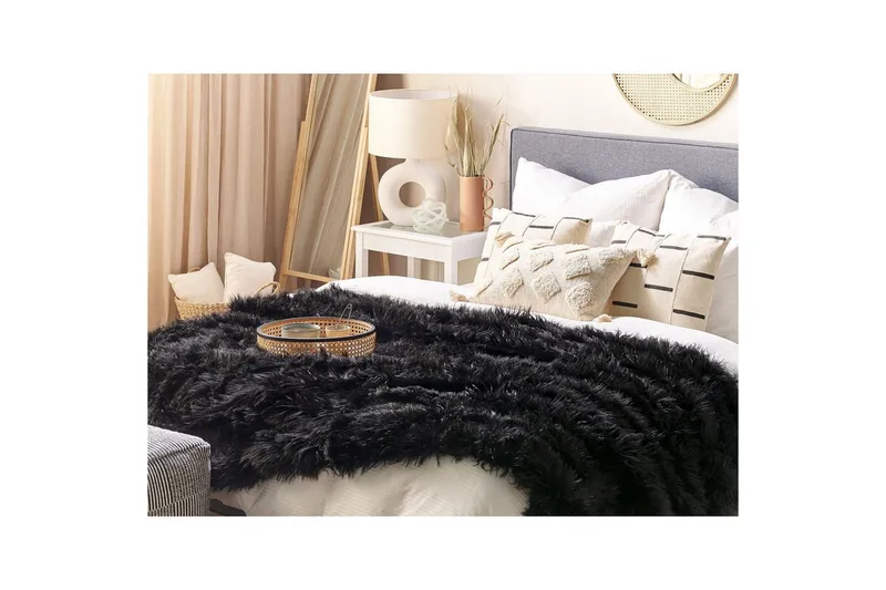 Sängöverkast Delice Svart - Svart - Textil & mattor - Sängkläder - Överkast - Överkast enkelsäng