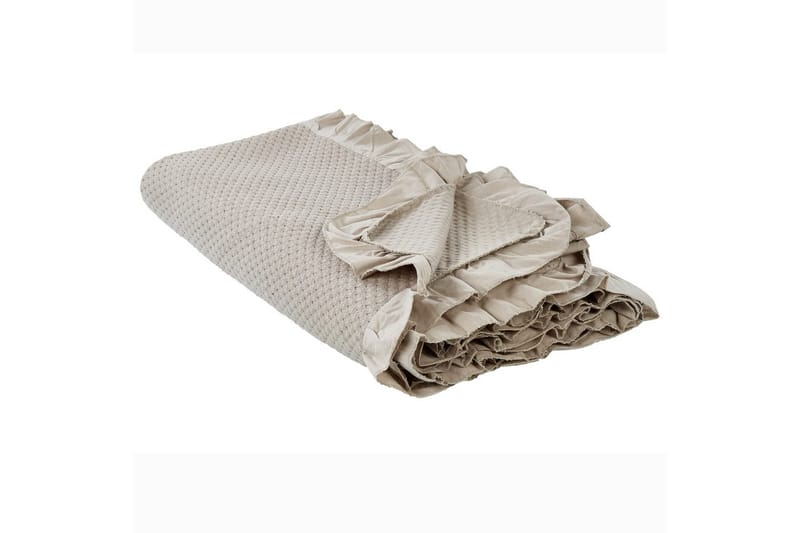 Sängöverkast Hatton Beige, 200x240 cm - Beige, 200x240 cm - Textil & mattor - Sängkläder - Överkast - Överkast dubbelsäng