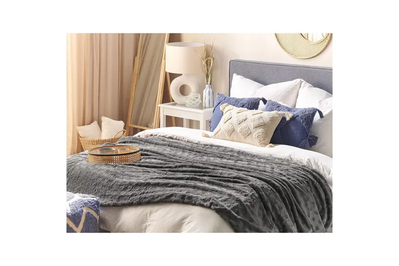 Sängöverkast Kandilli Grå/vit - Grå/vit - Textil & mattor - Sängkläder - Överkast - Överkast enkelsäng