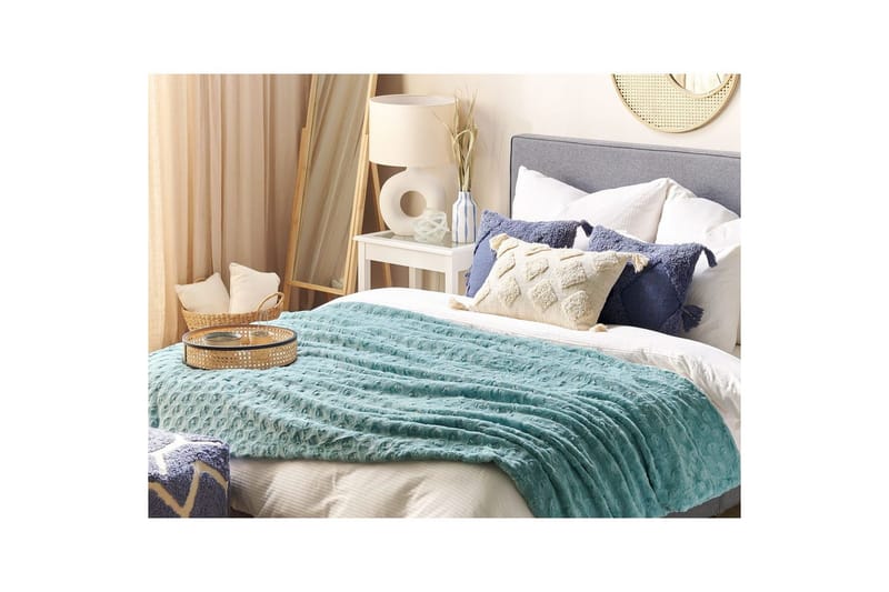 Sängöverkast Kandilli Grön/Vit - Grön/Vit - Textil & mattor - Sängkläder - Överkast - Överkast enkelsäng