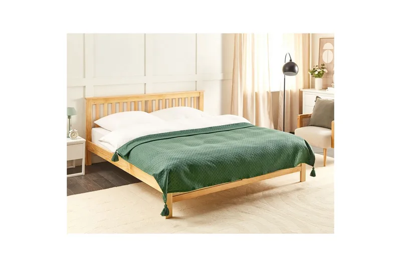 Sängöverkast Lindula Grön, 150x200 cm - Grön, 150x200 cm - Textil & mattor - Sängkläder - Överkast - Överkast enkelsäng