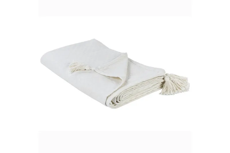 Sängöverkast Lindula Vit, 200x220 cm, Vit, 200x220 cm