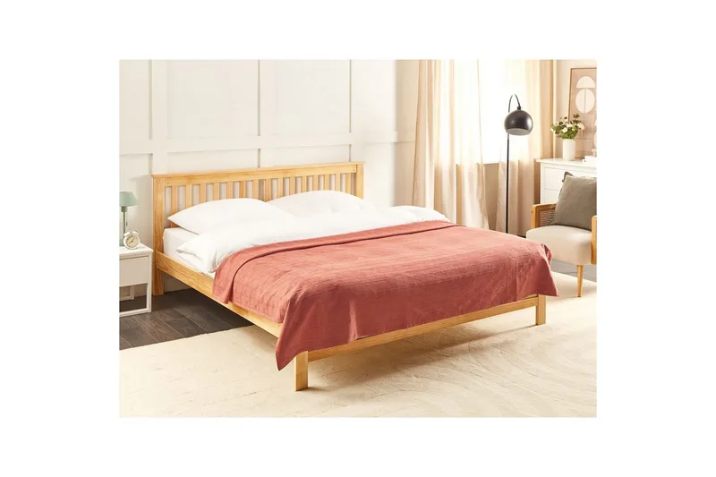 Sängöverkast Maraka Röd, 150x200 cm - Röd, 150x200 cm - Textil & mattor - Sängkläder - Överkast - Överkast enkelsäng