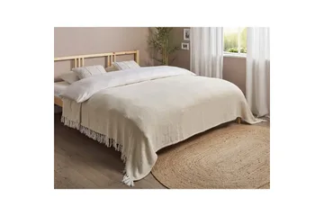 Sängöverkast Toutli Ljusbeige, 220x240 cm - Ljusbeige, 220x240 cm - Textil & mattor - Sängkläder - Överkast - Överkast dubbelsäng