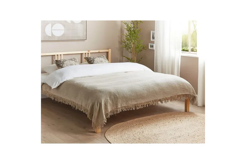 Sängöverkast Yerbent Taupe, 150x200 cm - Taupe, 150x200 cm - Textil & mattor - Sängkläder - Överkast - Överkast dubbelsäng