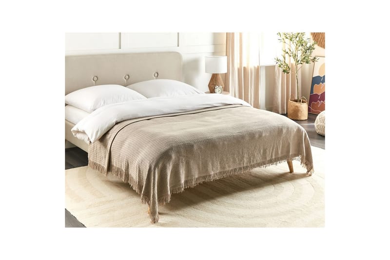 Sängöverkast Yerbent Taupe, 200x220 cm - Taupe, 200x220 cm - Textil & mattor - Sängkläder - Överkast - Överkast dubbelsäng