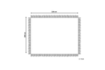 Sängöverkast Yerbent Vit, 200x220 cm - Vit, 200x220 cm - Textil & mattor - Sängkläder - Överkast - Överkast enkelsäng